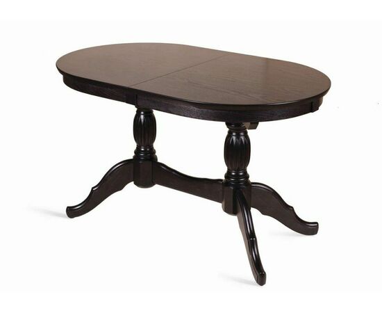 Стол обеденный овальный раздвижной Лилия-1300 (венге), изображение 2 | Интернет магазин мебели и декора LifeDekor