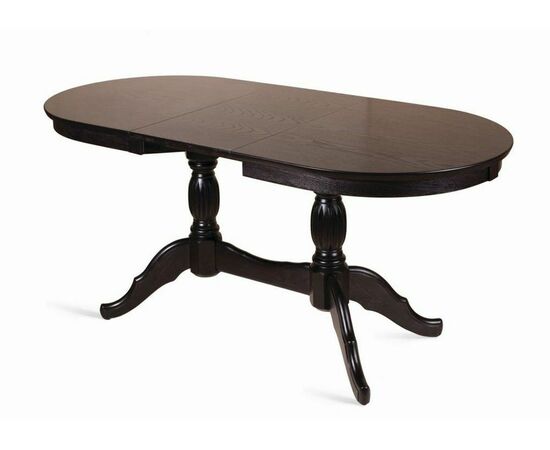 Стол обеденный овальный раздвижной Лилия-1300 (венге), изображение 3 | Интернет магазин мебели и декора LifeDekor