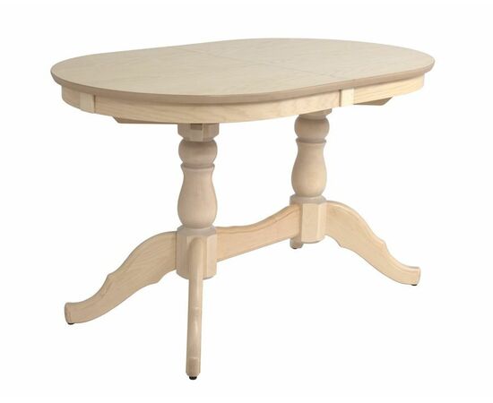 Стол обеденный Овальный-1300 (беленый дуб) | Интернет магазин мебели и декора LifeDekor