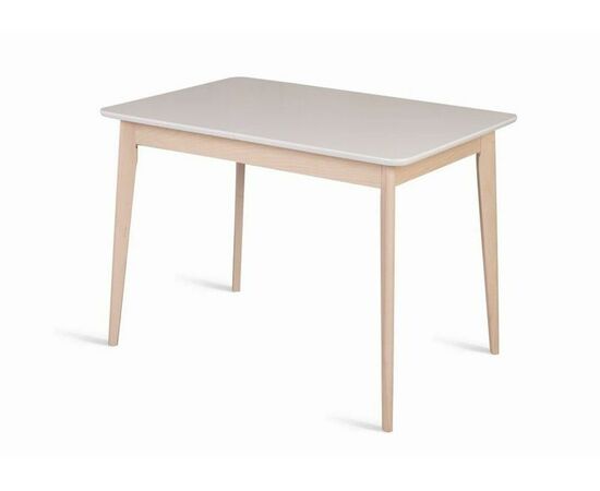 Стол обеденный Рэй-1030 (беленый дуб / белая эмаль) Прямоугольный, изображение 2 | Интернет магазин мебели и декора LifeDekor