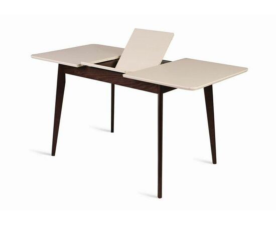 Стол обеденный прямоугольный Рэй-1200 (темный тон / слоновая кость 9001), изображение 3 | Интернет магазин мебели и декора LifeDekor