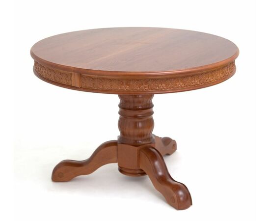 Стол обеденный круглый раздвижной Милорд (110х160) Орех | Интернет магазин мебели и декора LifeDekor