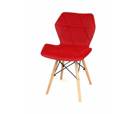 Стул S-879MT (RED B-1016) velvet | Интернет магазин мебели и декора LifeDekor