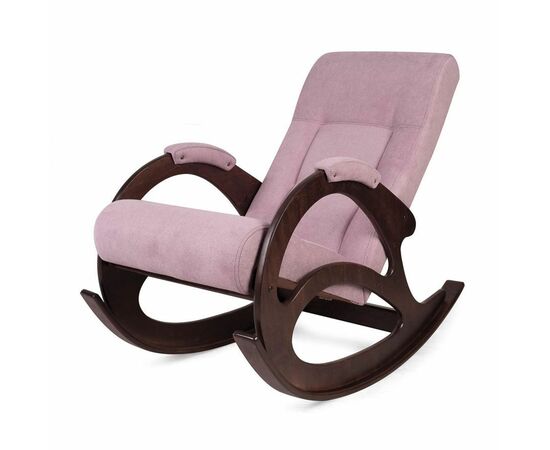Кресло-качалка К-5 (темный тон / 08 - розовый), изображение 2 | Интернет магазин мебели и декора LifeDekor