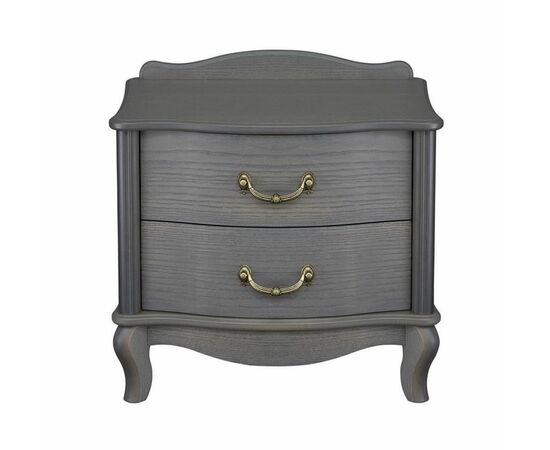 Тумбочка прикроватная "Джульетта" 2 ящ. (серый ясень) Вис | Интернет магазин мебели и декора LifeDekor