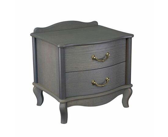 Тумбочка прикроватная "Джульетта" 2 ящ. (серый ясень) Вис, изображение 2 | Интернет магазин мебели и декора LifeDekor