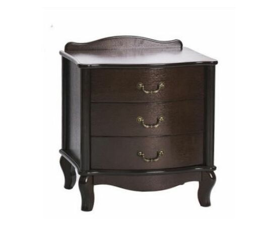 Тумбочка прикроватная "Джульетта" 3 ящ. (венге) Вис | Интернет магазин мебели и декора LifeDekor
