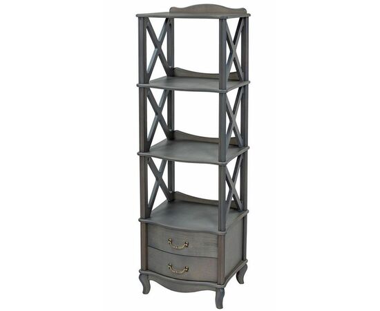 Этажерка "Джульетта"-3 (серый ясень) Вис | Интернет магазин мебели и декора LifeDekor