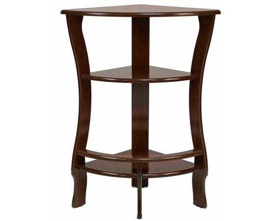 Этажерка угловая "Грейс" (орех ) Вис | Интернет магазин мебели и декора LifeDekor