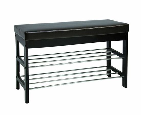 Банкетка "Грейс" (венге, к/з орегон) Вис | Интернет магазин мебели и декора LifeDekor