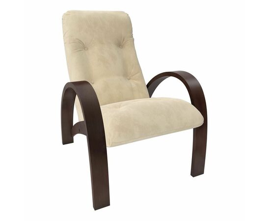 Кресло S 7  (Орех шпон/ Verona Vanilla) | Интернет магазин мебели и декора LifeDekor