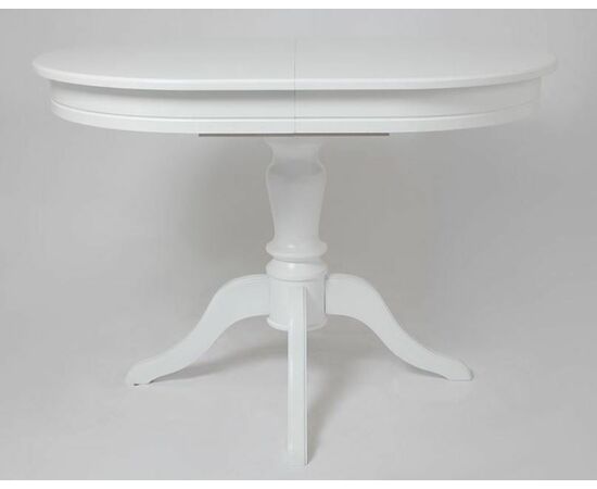 Стол обеденный овальный раздвижной Ларго Белый | Интернет магазин мебели и декора LifeDekor