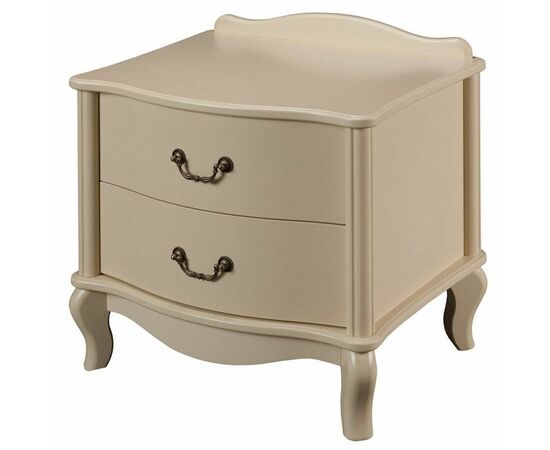 Тумбочка прикроватная "Джульетта" 2 ящ. (дуб шампань) Вис, изображение 2 | Интернет магазин мебели и декора LifeDekor