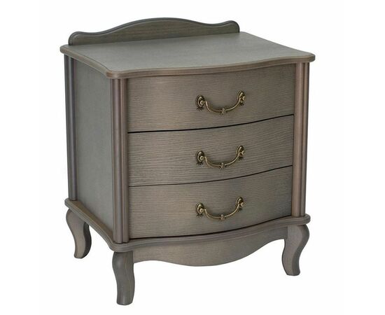 Тумбочка прикроватная "Джульетта" 3 ящ. (серый ясень) Вис | Интернет магазин мебели и декора LifeDekor