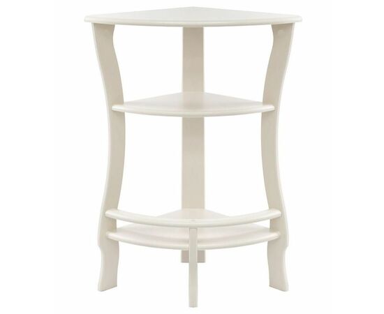 Этажерка угловая "Грейс" (молочный дуб ) Вис | Интернет магазин мебели и декора LifeDekor