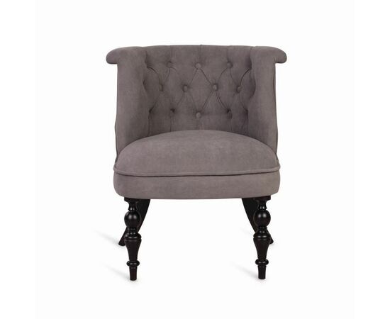 Кресло Бархат (венге / RS15 - серый) | Интернет магазин мебели и декора LifeDekor