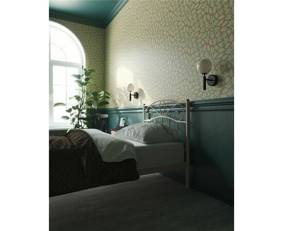 Кровать "Глэдис" без изножья (90х200/ноги металл/цвет Бежевый), изображение 3 | Интернет магазин мебели и декора LifeDekor