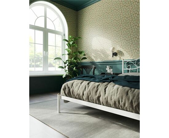 Кровать Глэдис без изножья (140х200/ноги металл/цвет Белый), изображение 5 | Интернет магазин мебели и декора LifeDekor