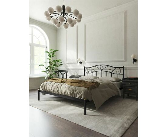 Кровать Глэдис без изножья (140х200/ноги металл/цвет Чёрный) | Интернет магазин мебели и декора LifeDekor