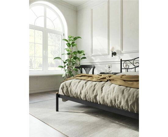 Кровать Глэдис без изножья (140х200/ноги металл/цвет Чёрный), изображение 5 | Интернет магазин мебели и декора LifeDekor