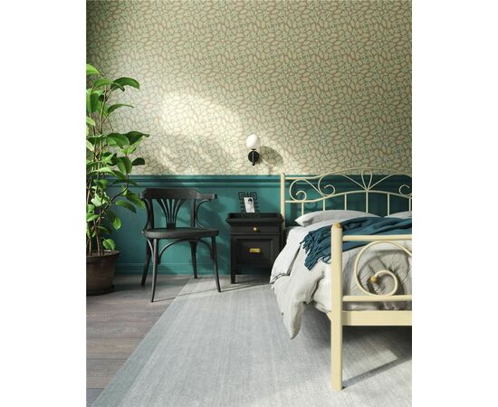 Кровать с изножьем "Глэдис"  (120х200/ноги металл/цвет Бежевый), изображение 2 | Интернет магазин мебели и декора LifeDekor