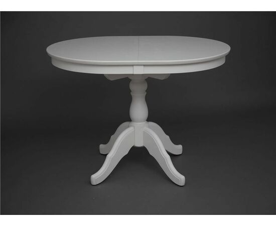 Стол обеденный Овальный-0110 110(145)х82х80 (слоновая кость 9001) | Интернет магазин мебели и декора LifeDekor