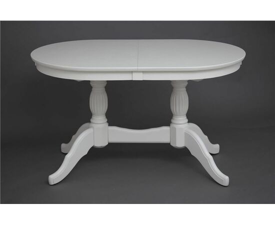 Стол обеденный овальный Лилия-1300 (слоновая кость 9001) | Интернет магазин мебели и декора LifeDekor