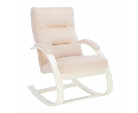 Кресло-качалка Милано  (Слоновая кость/ткань V18) | Интернет магазин мебели и декора LifeDekor