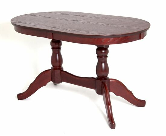 Стол обеденный Овальный-1300 (махагон), изображение 3 | Интернет магазин мебели и декора LifeDekor