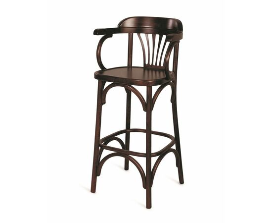 Стул барный 750 Венский твердый (темный тон) | Интернет магазин мебели и декора LifeDekor