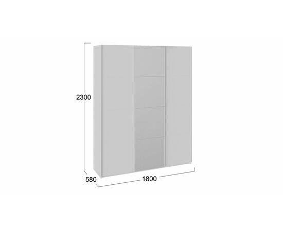 Шкаф-купе 3-х дверный «Траст», изображение 2 | Интернет магазин мебели и декора LifeDekor