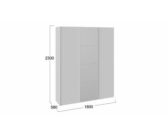 Шкаф-купе 3-х дверный «Траст», изображение 2 | Интернет магазин мебели и декора LifeDekor
