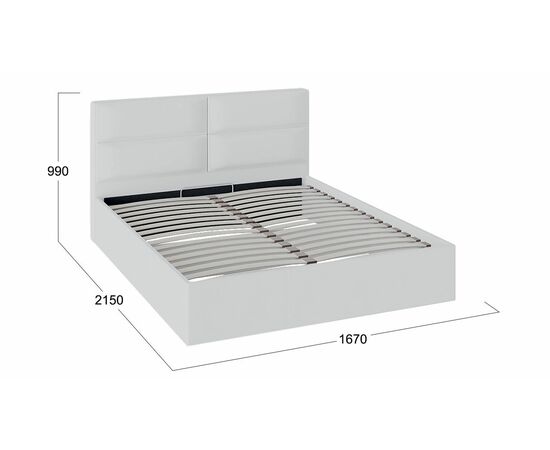Кровать с ПМ «Глосс» (с подъемным механизмом) без заглушины, изображение 2 | Интернет магазин мебели и декора LifeDekor