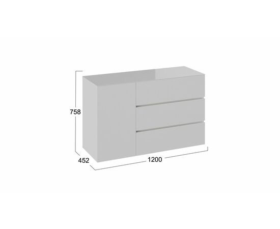 Комод «Glance» тип 2, изображение 2 | Интернет магазин мебели и декора LifeDekor