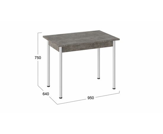 Стол «Родос» Тип 1 с опорой d40, изображение 2 | Интернет магазин мебели и декора LifeDekor