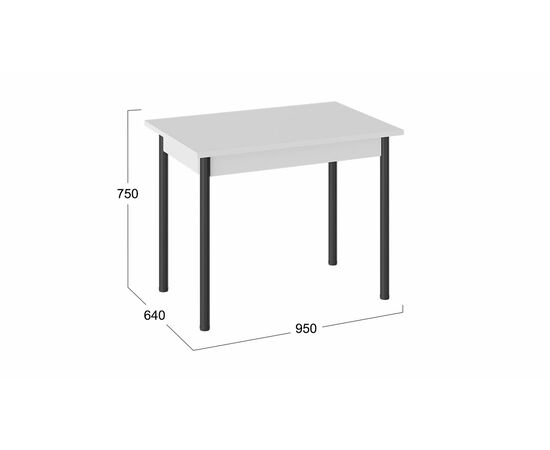 Стол «Родос» Тип 1 с опорой d40, изображение 2 | Интернет магазин мебели и декора LifeDekor