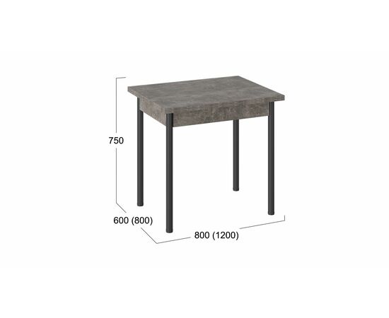 Стол «Родос» Тип 2 с опорой d40, изображение 2 | Интернет магазин мебели и декора LifeDekor