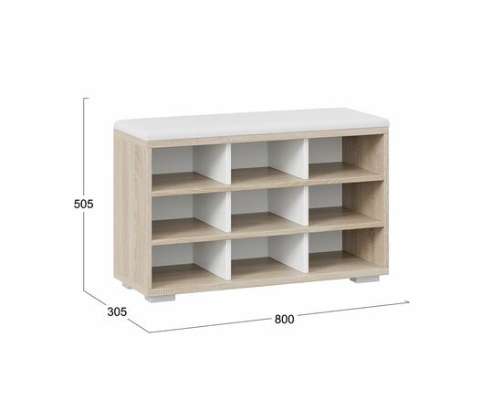 Тумба для обуви Тип 10, изображение 2 | Интернет магазин мебели и декора LifeDekor