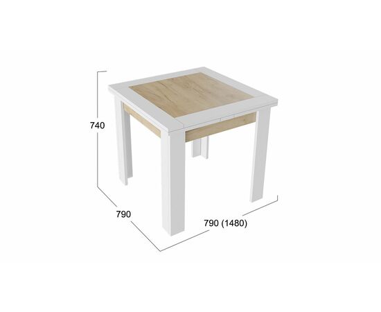 Стол раздвижной «Хьюстон» тип 3, изображение 2 | Интернет магазин мебели и декора LifeDekor