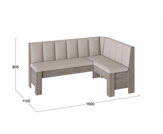 Скамья угловая «Ганновер», изображение 2 | Интернет магазин мебели и декора LifeDekor