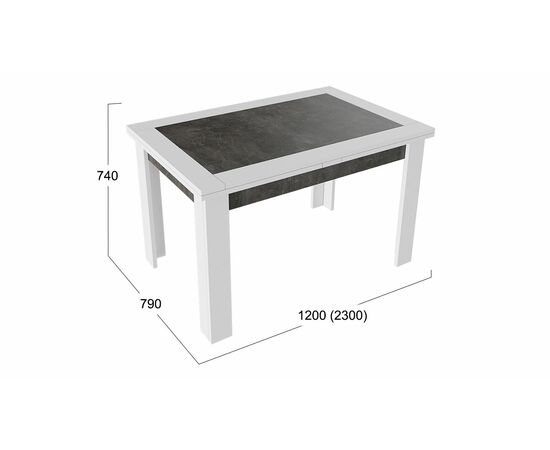 Стол раздвижной «Хьюстон» тип 4, изображение 2 | Интернет магазин мебели и декора LifeDekor