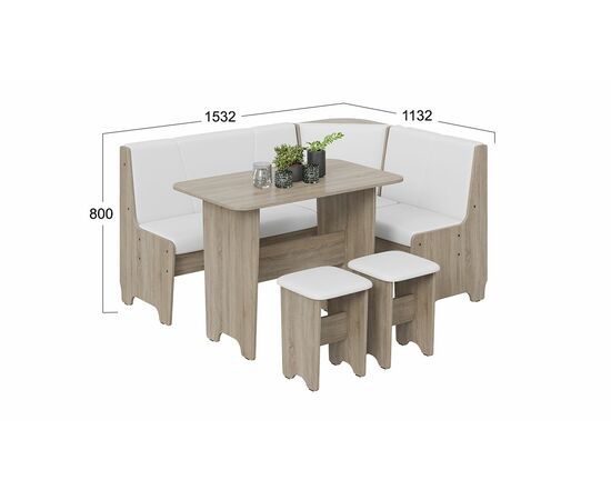 Кухонный уголок «Техас» Исп.1, изображение 2 | Интернет магазин мебели и декора LifeDekor