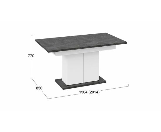 Стол раздвижной «Детройт» Тип 1, изображение 2 | Интернет магазин мебели и декора LifeDekor