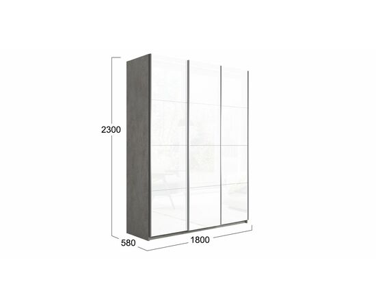 Шкаф-купе 3-х дверный «Траст», изображение 2 | Интернет магазин мебели и декора LifeDekor