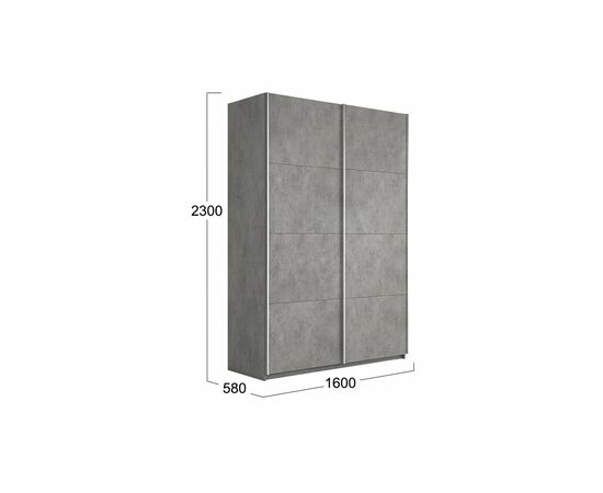 Шкаф-купе 2-х дверный «Траст», изображение 2 | Интернет магазин мебели и декора LifeDekor