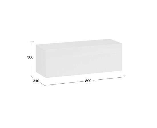 Шкаф навесной «Глосс», изображение 2 | Интернет магазин мебели и декора LifeDekor