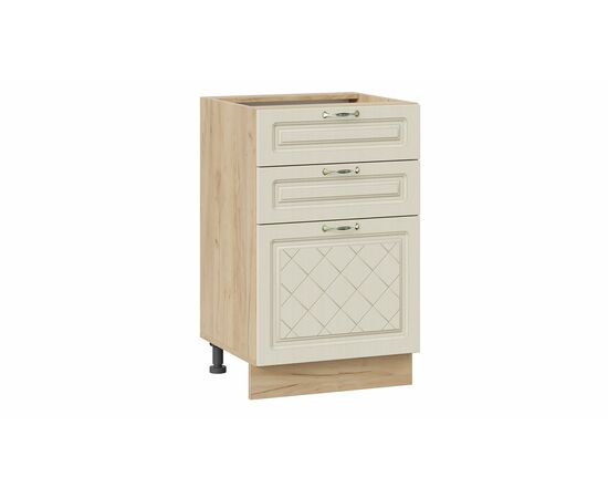 Шкаф напольный с тремя ящиками «Бьянка» | Интернет магазин мебели и декора LifeDekor