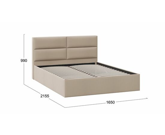 Кровать без ПМ «Глосс» Тип 1 (без подъемного механизма), изображение 2 | Интернет магазин мебели и декора LifeDekor