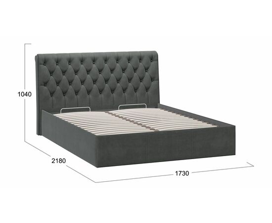 Кровать с ПМ «Скарлет» Тип 1 (с подъемным механизмом) без заглушины, изображение 2 | Интернет магазин мебели и декора LifeDekor