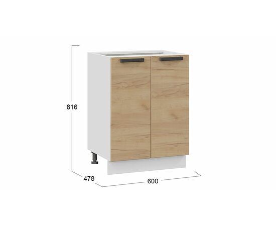 Шкаф напольный с двумя дверями «Детройт» | Интернет магазин мебели и декора LifeDekor